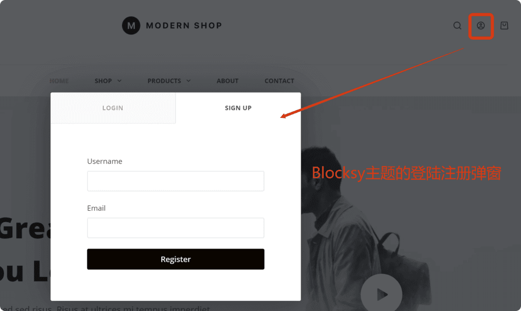 如何自定义修改WordPress商城网站的注册和登录页面，My Account页面 2