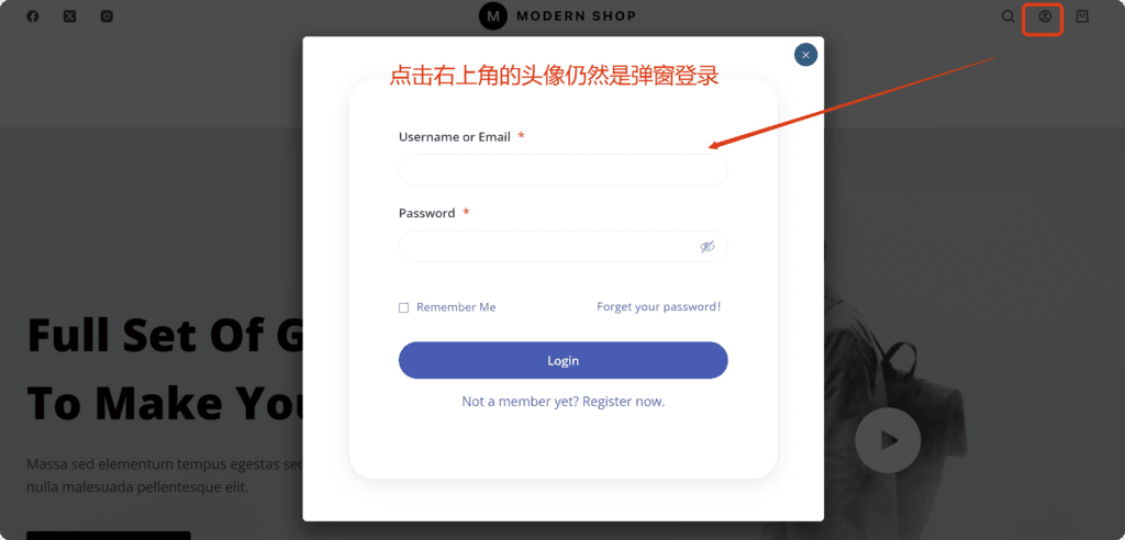 如何自定义修改WordPress商城网站的注册和登录页面，My Account页面 24