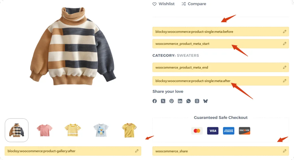 如何给产品详情页模板添加更多的元素——询盘,服务,倒计时等 5