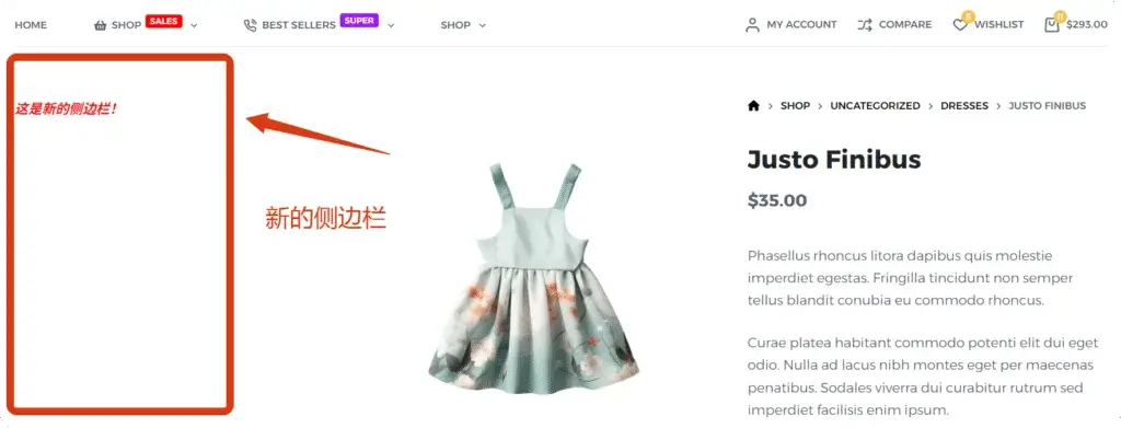 new sidebar (2) WordPress进阶教程:轻松为不同页面添加个性化侧边栏 5