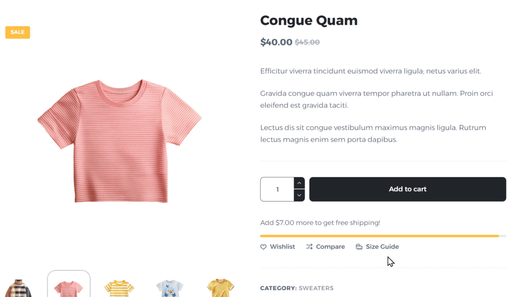 如何给商城产品添加尺码表 5