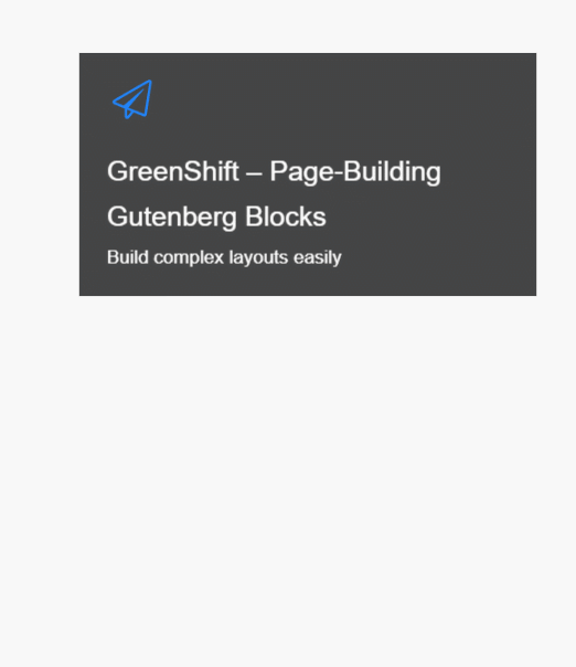 2 GreenShift教程-古腾堡动画和页面构建器块 9