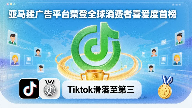 亚马逊广告平台荣登全球消费者喜爱度榜首，TikTok滑落至第三 3