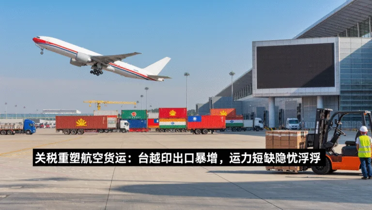 美国关税重塑航空货运：台越印出口暴增，运力短缺隐忧浮现 7