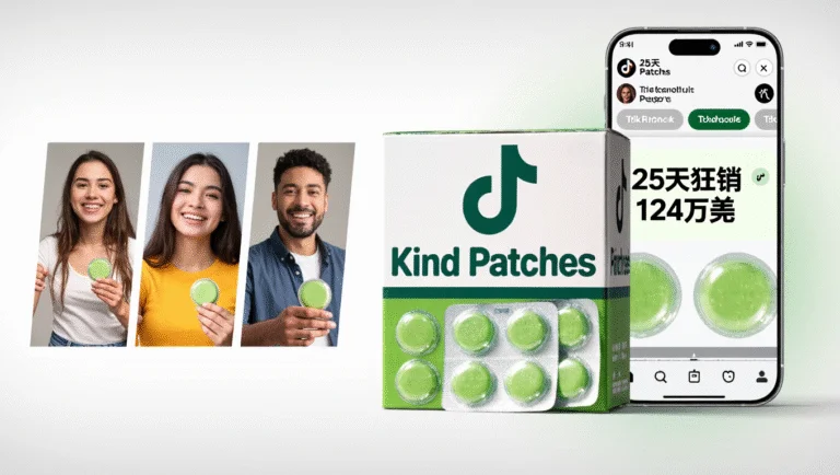 Kind Patches减肥贴片TikTok美区爆火：25天狂销124万美元 5