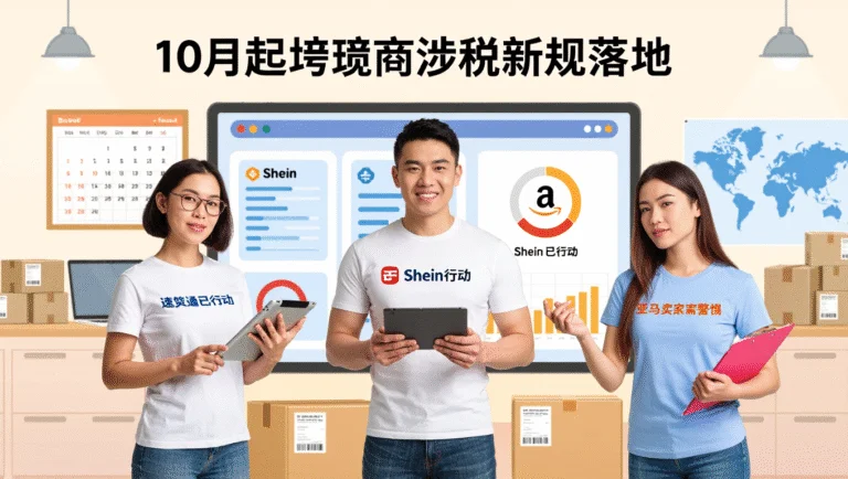 10月起跨境电商涉税新规落地：速卖通、Shein已行动，亚马逊卖家需警惕 1