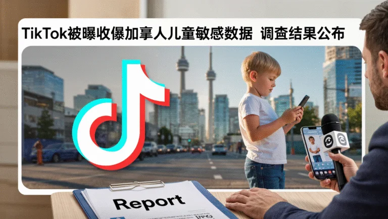 TikTok被曝收集加拿大儿童敏感数据，调查结果公布 9