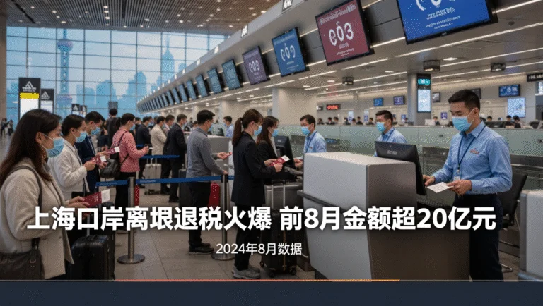 上海口岸离境退税火爆，前8月金额超20亿元 13