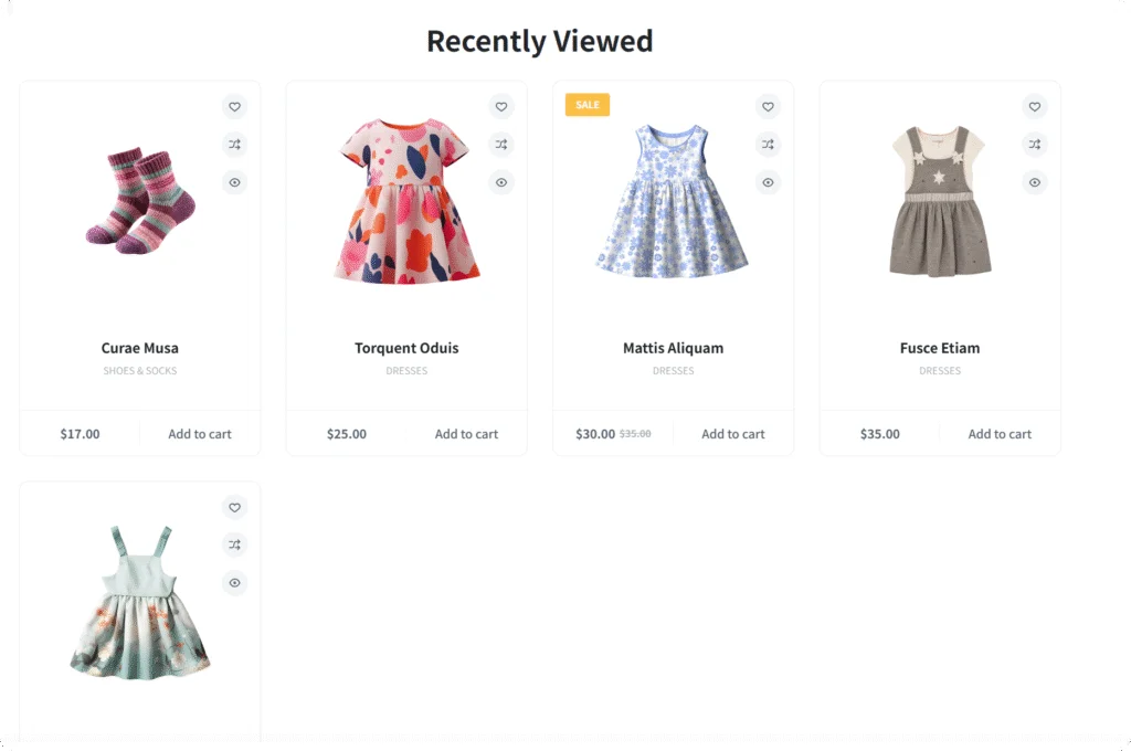 如何WooCommerce产品详情页面添加“最近浏览”功能 2 如何WooCommerce产品详情页面添加“最近浏览”功能