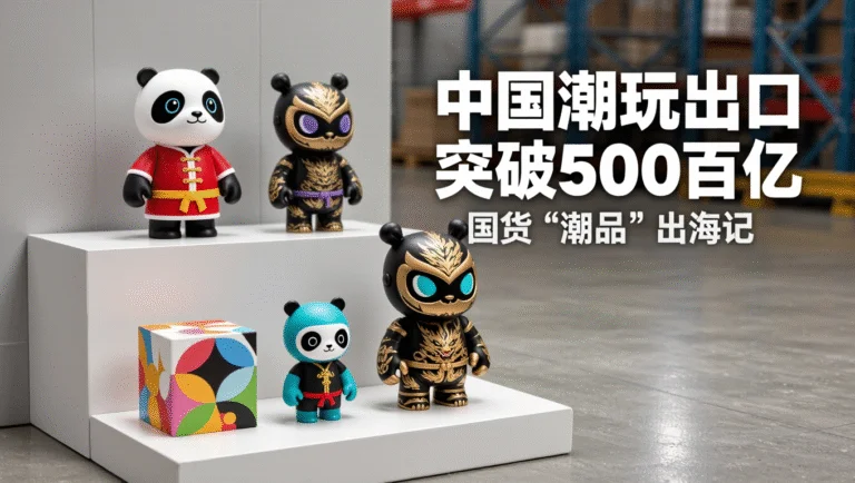 中国潮玩出口突破500亿元