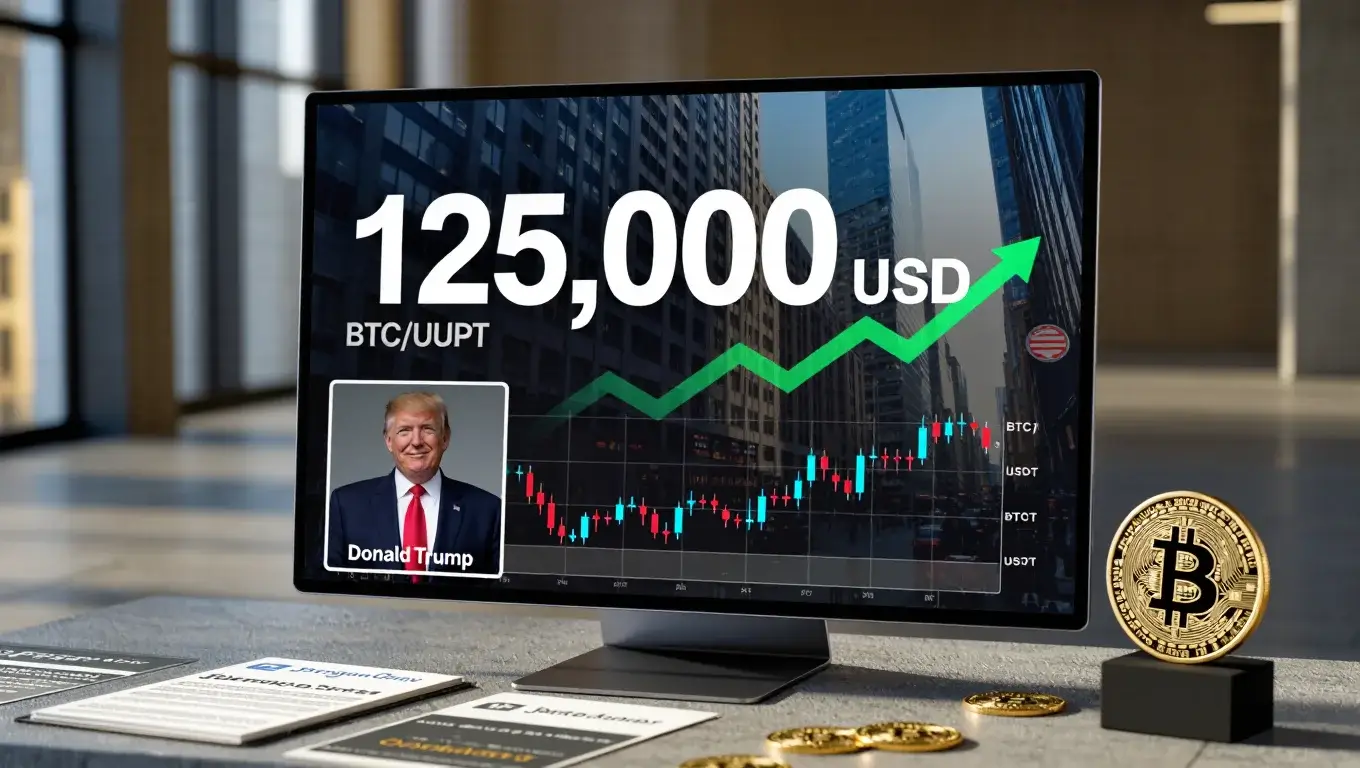 比特币创历史新高：突破12.5万美元，受机构需求与特朗普政策推动- 白小菌外贸跨境圈