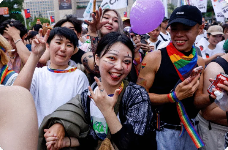 10月25日，台湾东亚最大骄傲游行