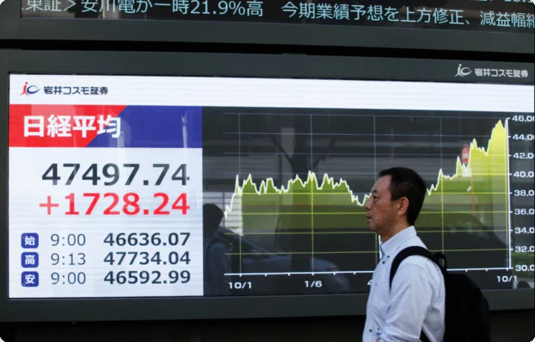 日本股市飙升4%，比特币与黄金创纪录新高 3