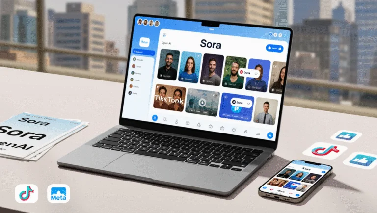 OpenAI推出Sora社交应用：挑战TikTok与Meta 3