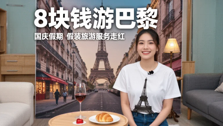 “8块钱游巴黎”：国庆假期“假装旅游”服务走红，跨境赚钱新方式 5