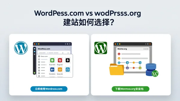 建站工具Wordpress的wordpress.com和WordPress.org差异与区别