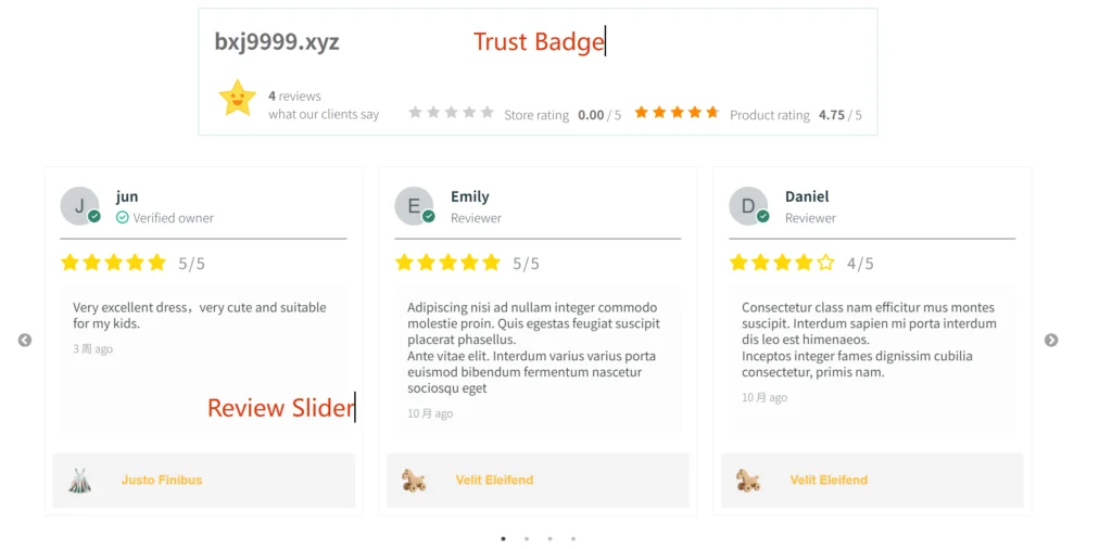 如何在商城的任意页面总览评价模块-Customer Reviews for WooCommerce 5