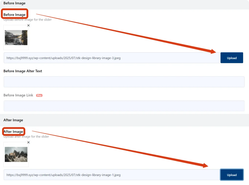 如何给WordPress网站添加前后图片对比功能？——BEAF 3