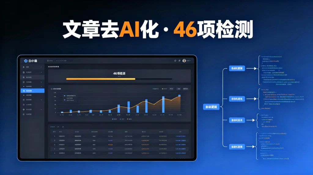 Reduce-AI 去AI味检测工具 - 46项双重检测界面展示