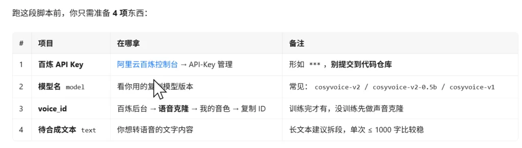 声音复刻完成后的我的复刻列表